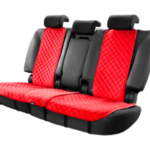 CZERWONE POKROWCE NA TYLNE SIEDZENIA