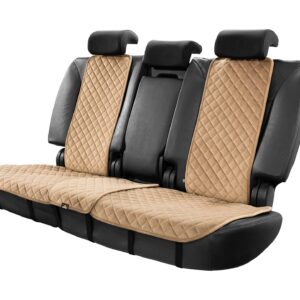 POKROWCE NA TYLNE SIEDZENIA W KOLORZE CAMEL
