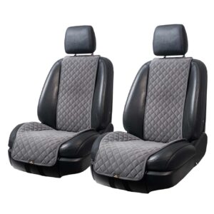 SZEROKIE CIEMNOSZARE POKROWCE NA PRZEDNIE SIEDZENIA