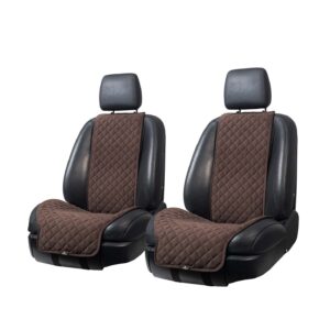 SZEROKIE CZEKOLADOWE POKROWCE NA PRZEDNIE SIEDZENIA