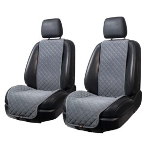 SZEROKIE SZARE POKROWCE NA PRZEDNIE SIEDZENIA