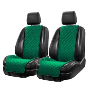 SZEROKIE SZMARAGDOWE (ZIELONE) POKROWCE NA PRZEDNIE SIEDZENIA