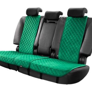 SZMARAGDOWE (ZIELONE) POKROWCE NA TYLNE SIEDZENIA