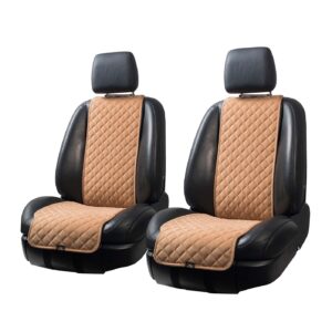 WĄSKIE POKROWCE NA PRZEDNIE SIEDZENIA W KOLORZE CAMEL